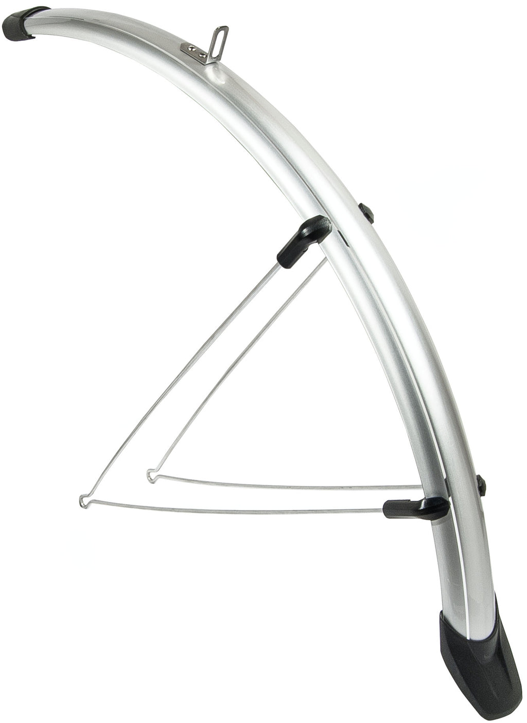Spatbordset Eurofender Rapido 28" x 46 mm - zilver