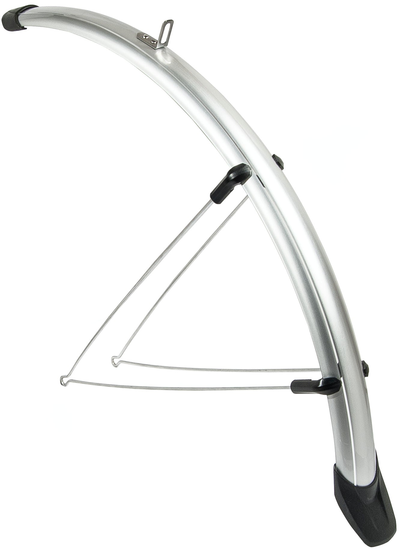 Spatbordset Eurofender Rapido 28" x 46 mm - zilver