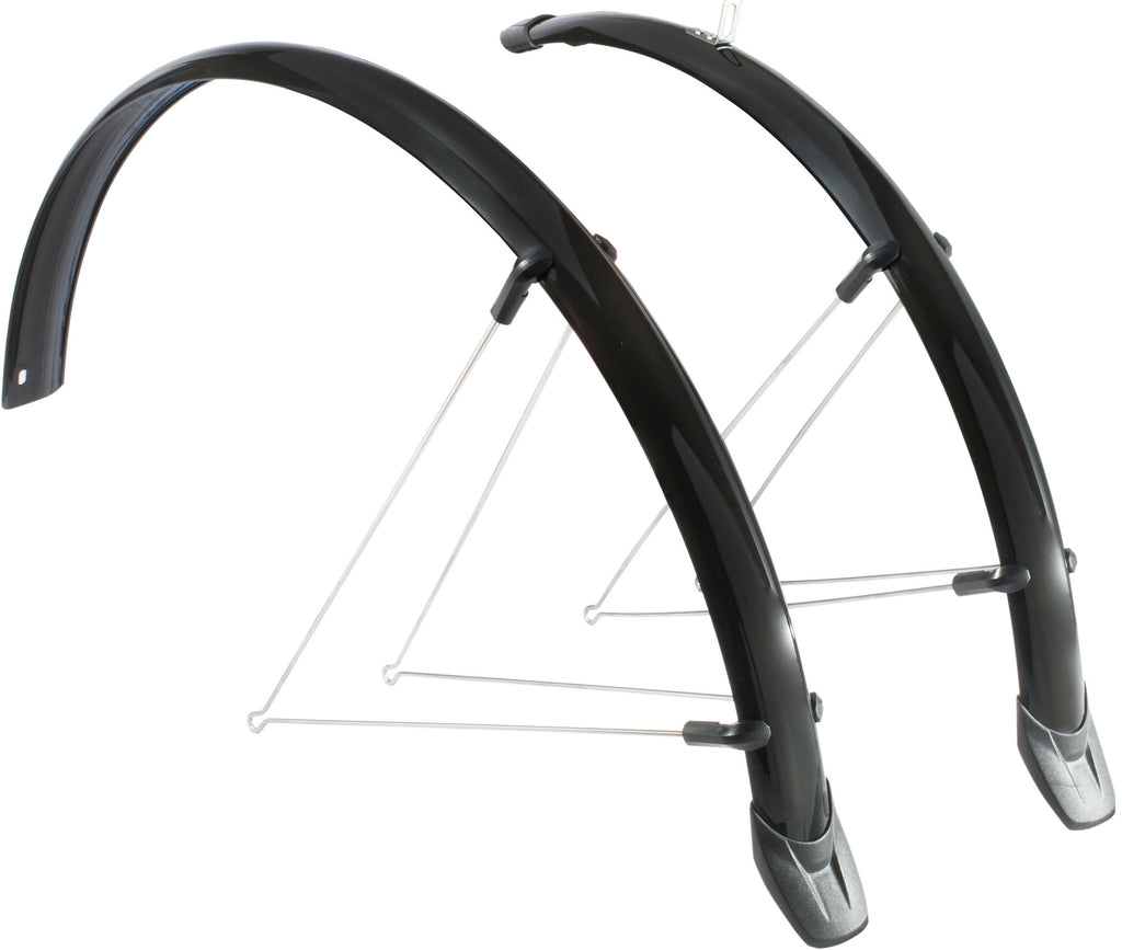 Spatbordset Eurofender Rapido 26" x 51 mm - zwart