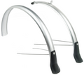 Spatbordset Eurofender Elegance 28" x 46 mm - smoke / titanium
