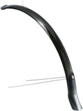 Voorspatbord Eurofender Snello 28" x 46 mm - zwart