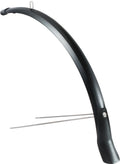 Voorspatbord Eurofender Snello 28" x 46 mm - mat zwart