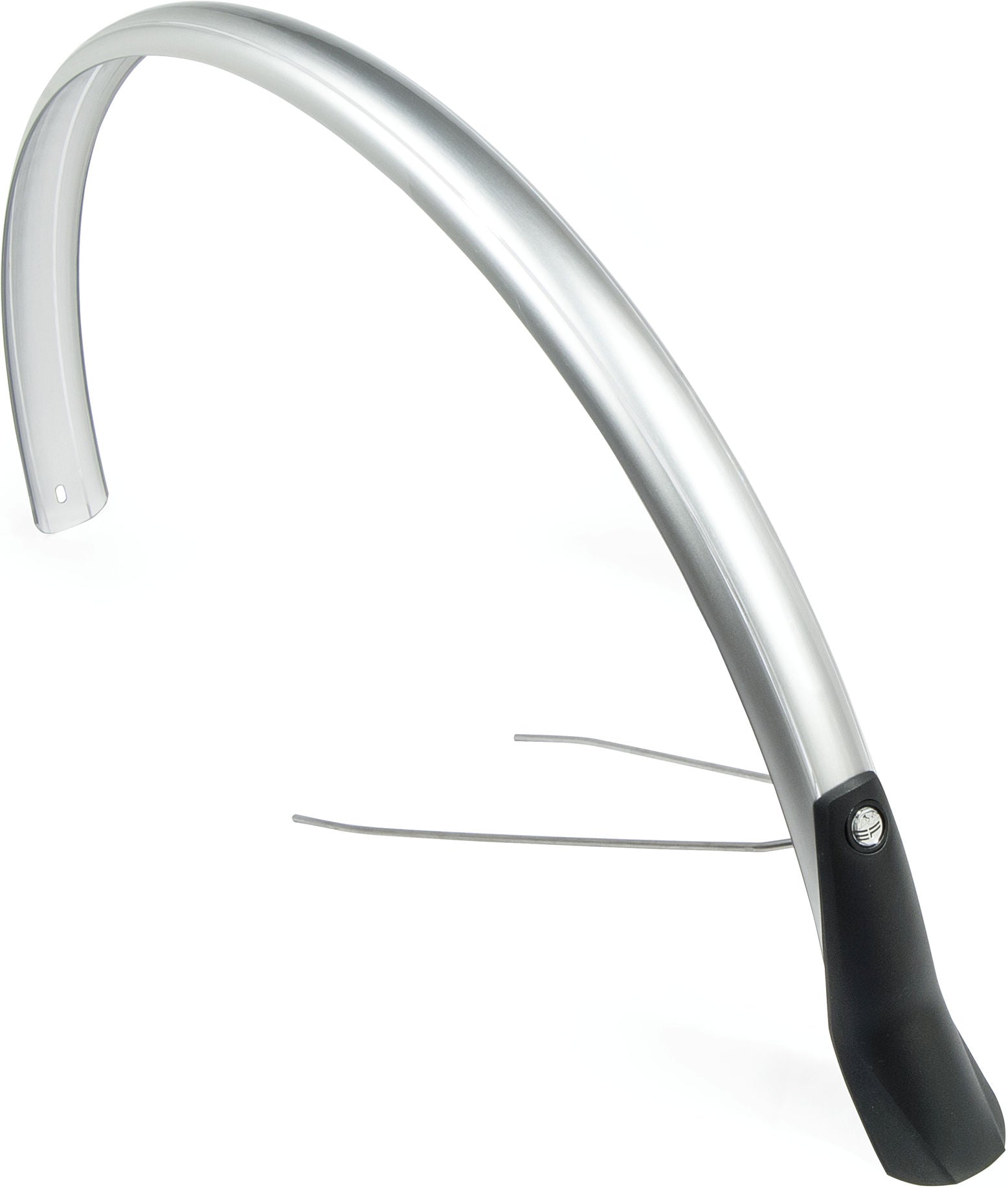 Achterspatbord Eurofender Snello 28" x 46 mm - zilver