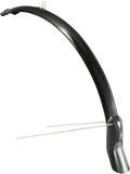Spatbordset Eurofender Scatto 28" x 51 mm - zwart