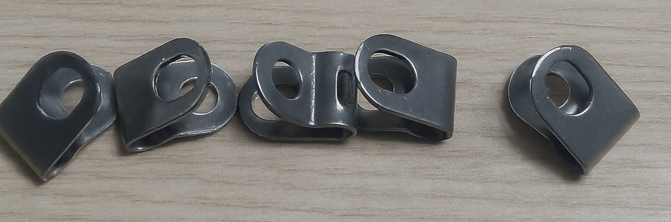 RVS bevestigingsclip voor Eurofender spatbordstang - 5 stuks