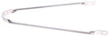 Spatbordstang 28 inch - zilver