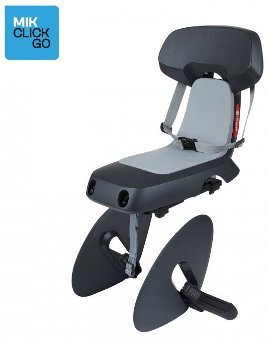 Kinderzitje achter Polisport Guppy Junior MIK HD - donkergrijs/lichtgrijs