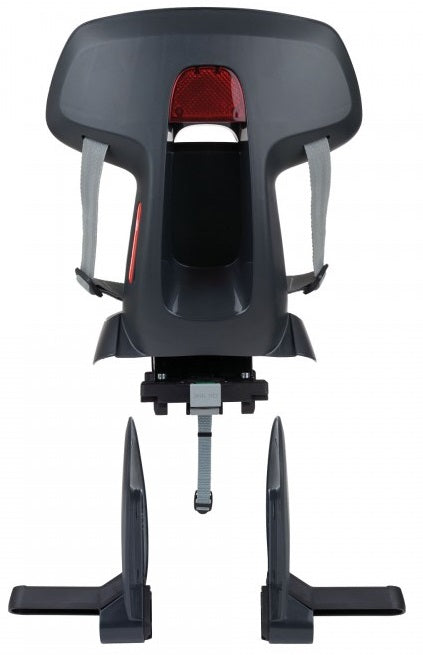Kinderzitje achter Polisport Guppy Junior MIK HD - donkergrijs/lichtgrijs