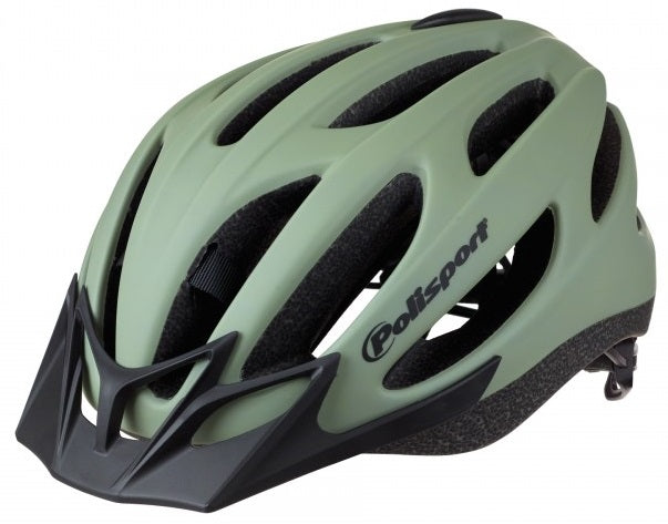 Fietshelm Polisport Sport-flow Medium 55-57 cm - matgroen
