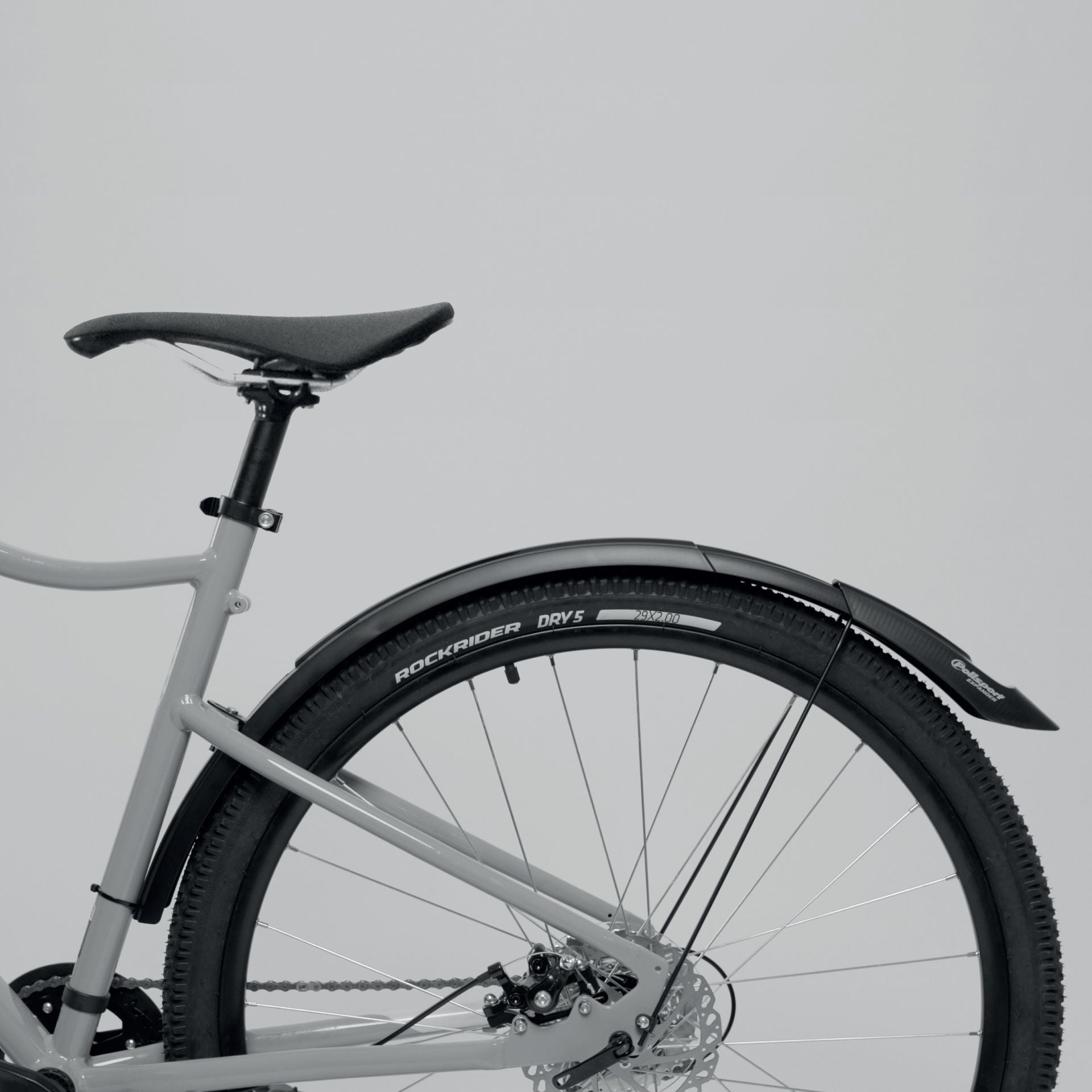 Spatbord verlenger Polisport MTB 26'-29" 65mm - Zwart