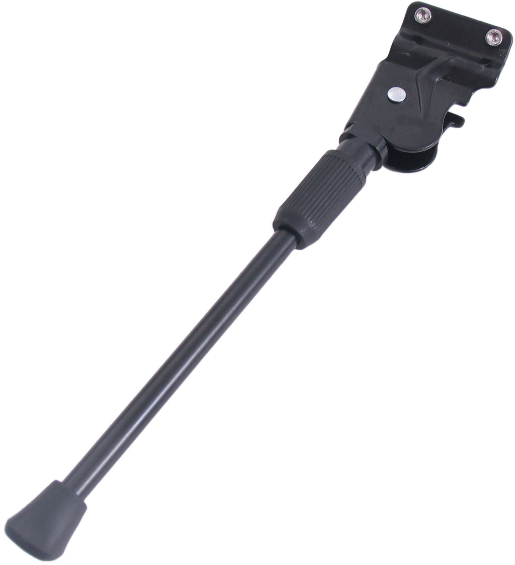 Zijstandaard 28" Edge 40 mm 2 bouts aluminium - zwart
