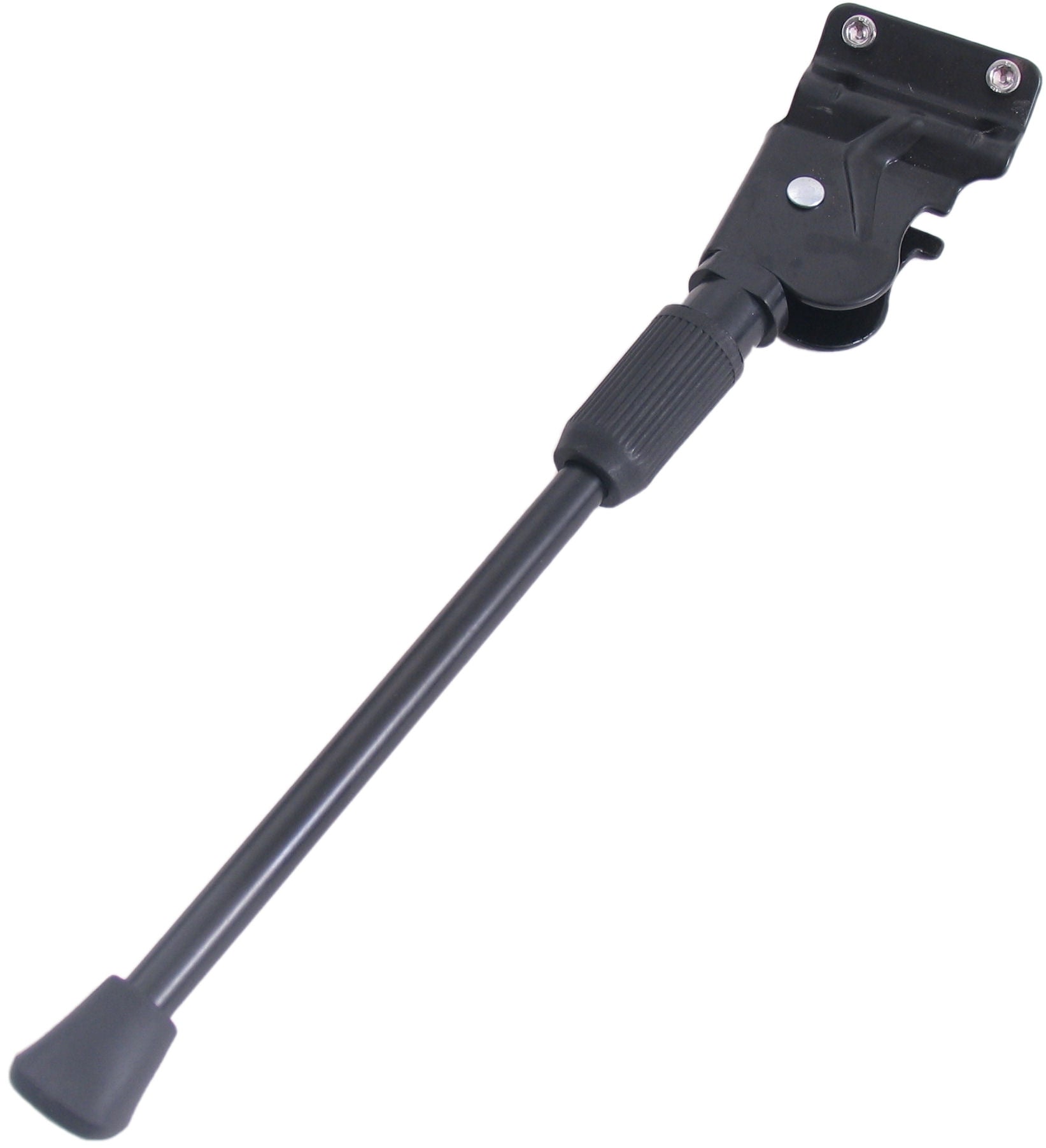 Zijstandaard 28" Edge 40 mm 2 bouts aluminium - zwart