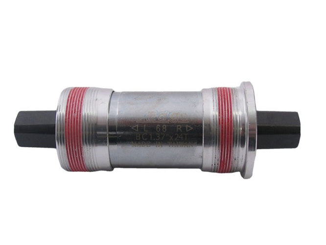 Vierkante trapas 115mm Edge BSA 68mm met aluminium cups  - Zilver