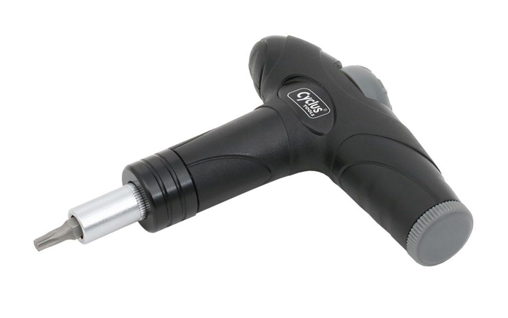 Moment T-sleutel instelbaar Cyclus in 4/5/6 Nm inclusief 3/4/5mm, T5
