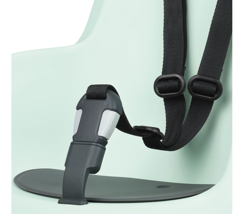 Kinderzitje achter Bobike Go Maxi RS met framebevestiging (FF) en slaapstand - peppermint