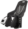 Kinderzitje achter Polisport Bubbly Maxi+ - zwart/donkergrijs - framemontage (FF)