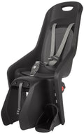 Kinderzitje achter Polisport Bubbly Maxi+ - zwart/donkergrijs - dragermontage (CFS)