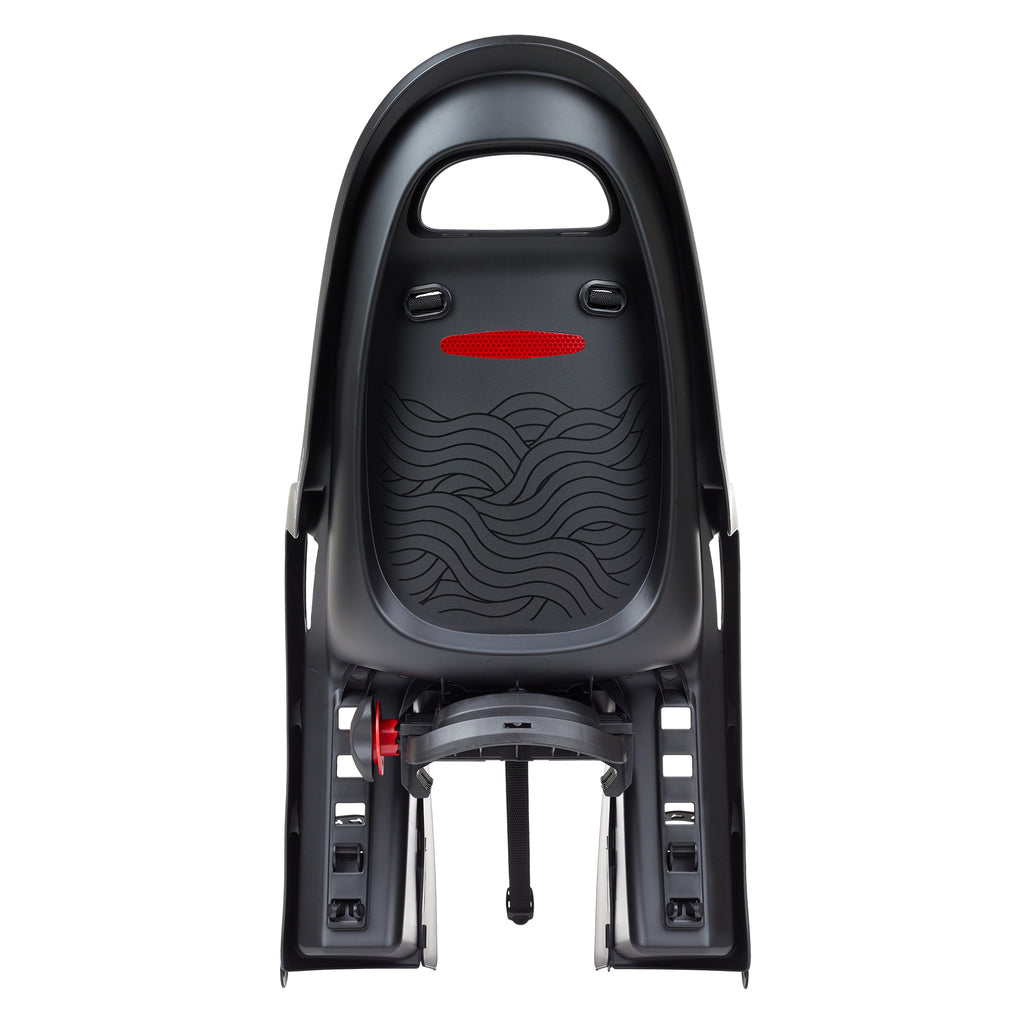 Kinderzitje achter Polisport Groovy - BLACK EDITION - met dragerbevestiging (CFS)
