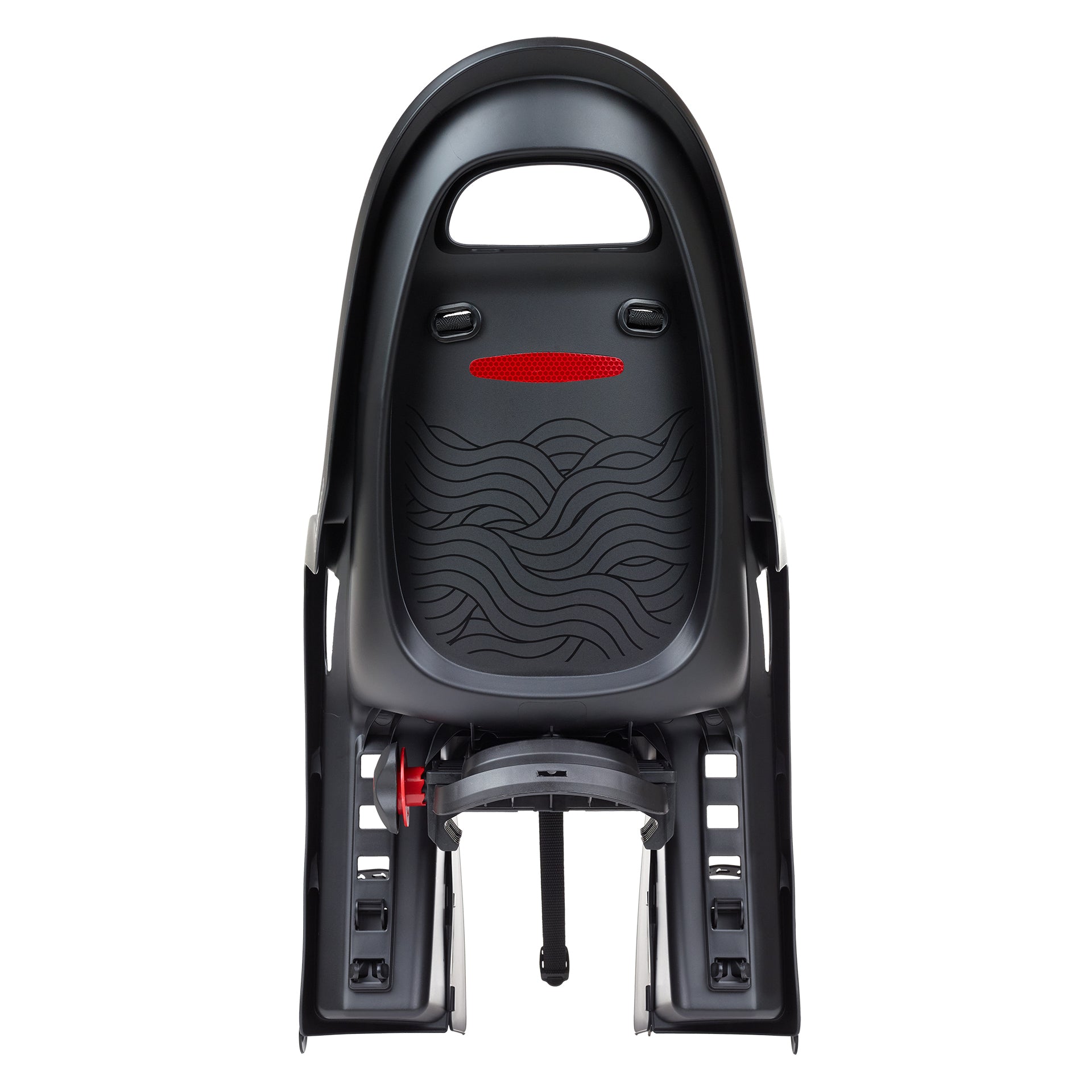 Kinderzitje achter Polisport Groovy - BLACK EDITION - met dragerbevestiging (CFS)
