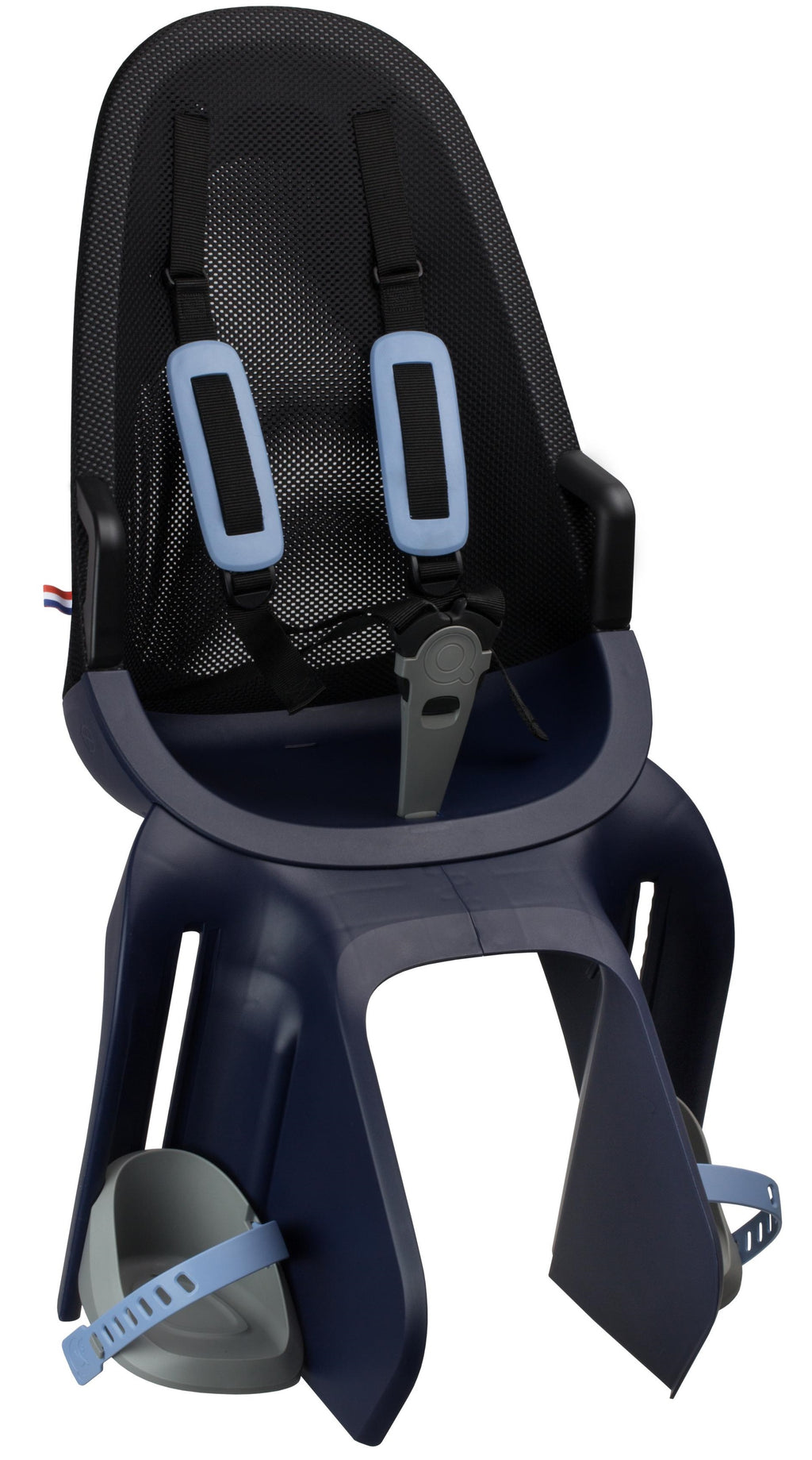 Kinderzitje achter Qibbel Air met dragerbevestiging (CFS) - denim blue