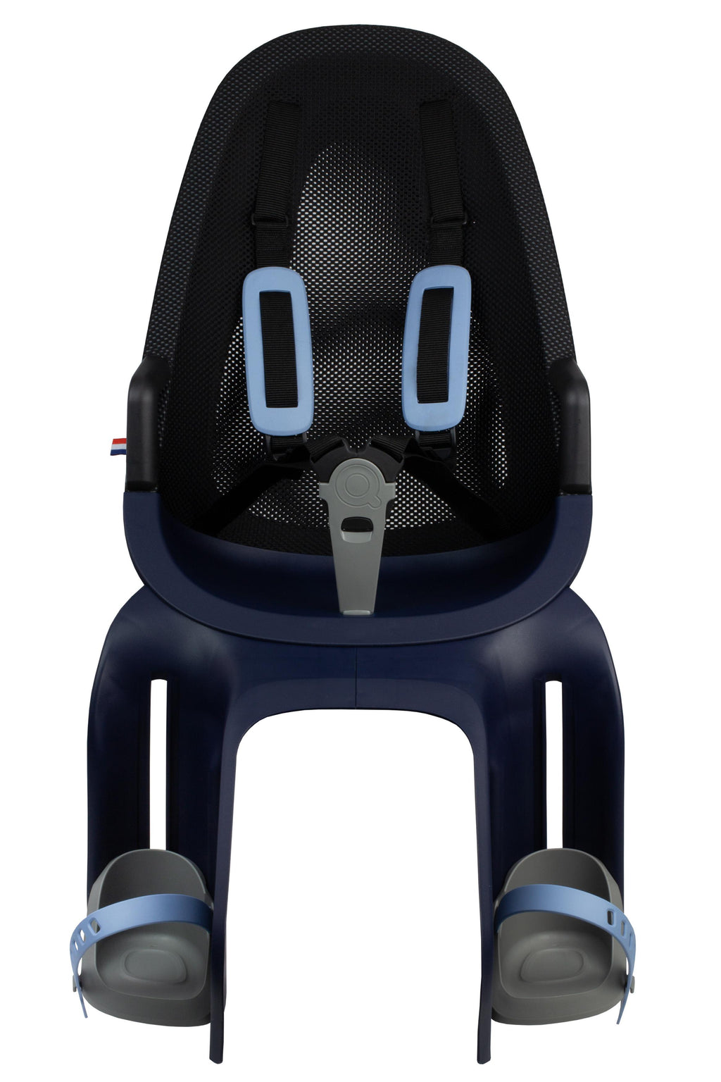 Kinderzitje achter Qibbel Air met dragerbevestiging (CFS) - denim blue