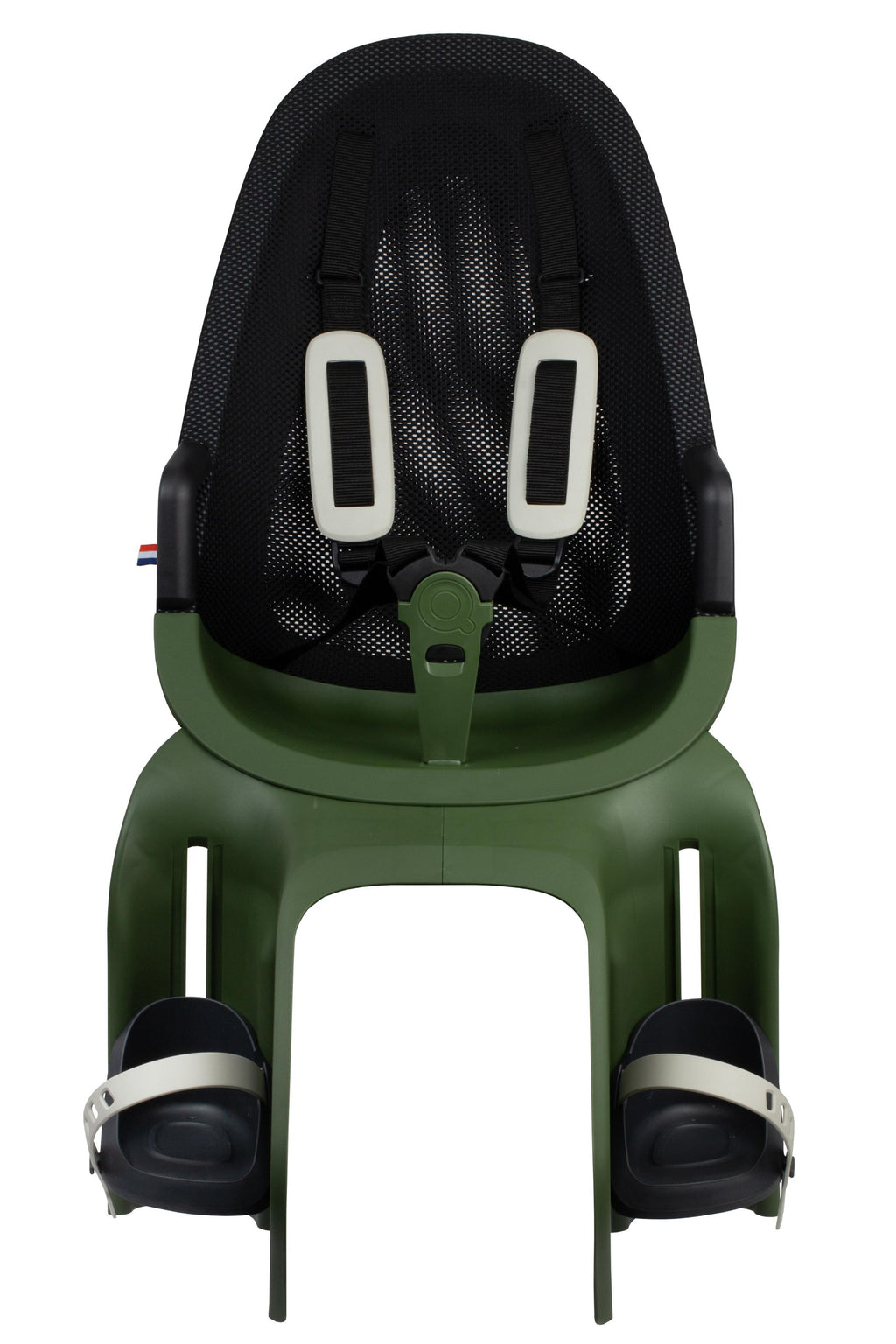 Kinderzitje achter Qibbel Air met dragerbevestiging (CFS) - magic green