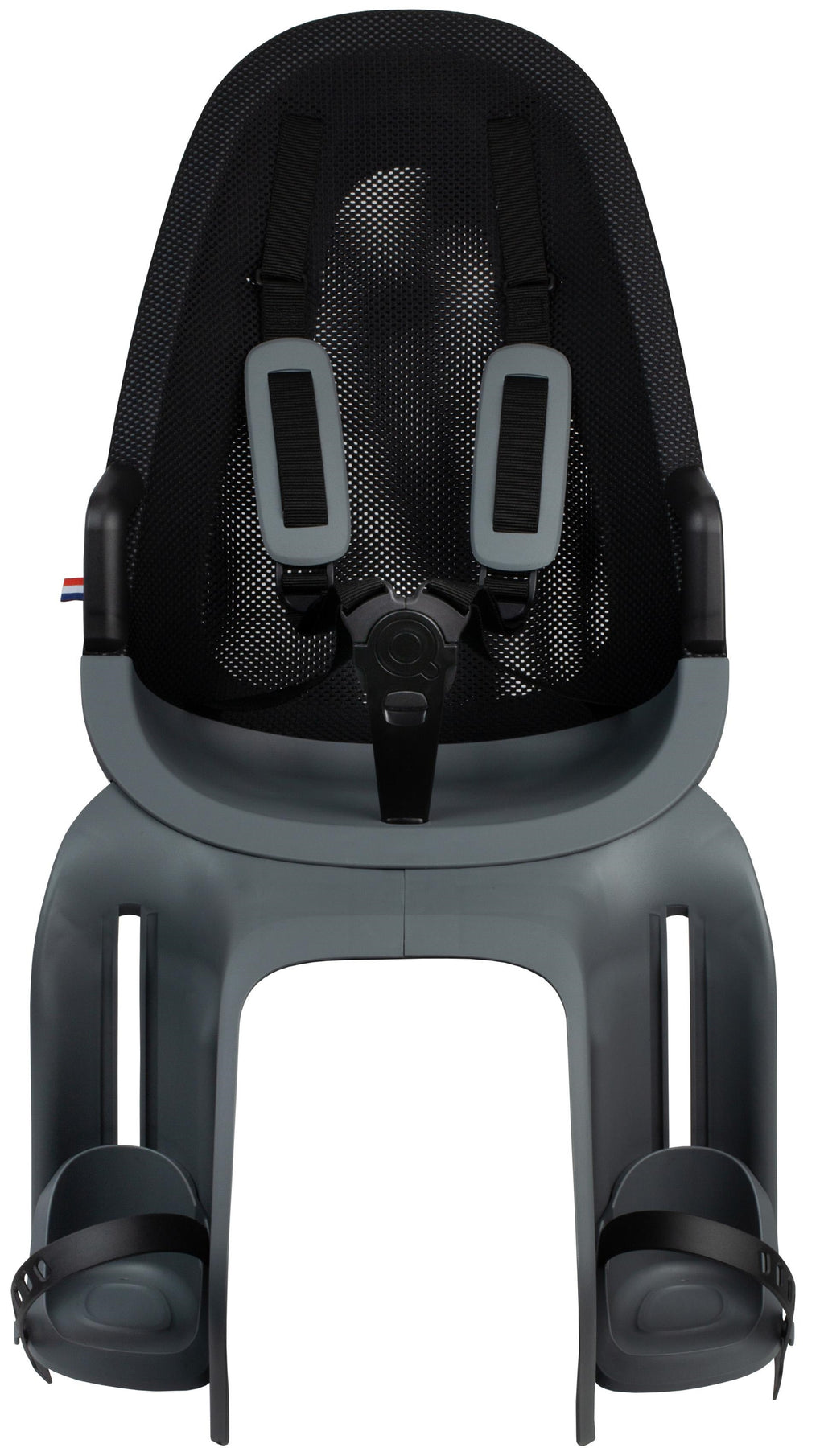 Kinderzitje achter Qibbel Air met dragerbevestiging (CFS) - sparkling silver