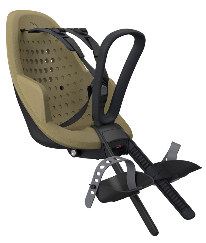 Kinderzitje voor Thule Yepp 2 Mini inclusief Mini SlimFit adapter - fennel tan