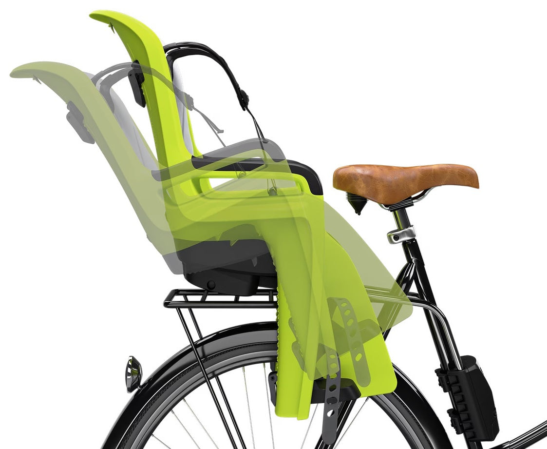 Kinderzitje achter Thule Ride Along 2 voor framebevestiging - zen lime