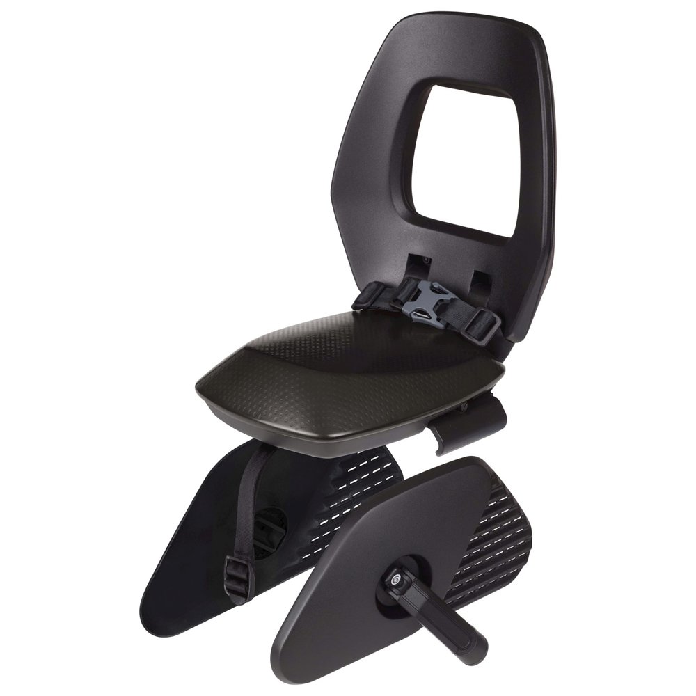 Kinderzitje achter Bobike One Junior black - dragermontage