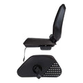 Kinderzitje achter Bobike One Junior black - dragermontage
