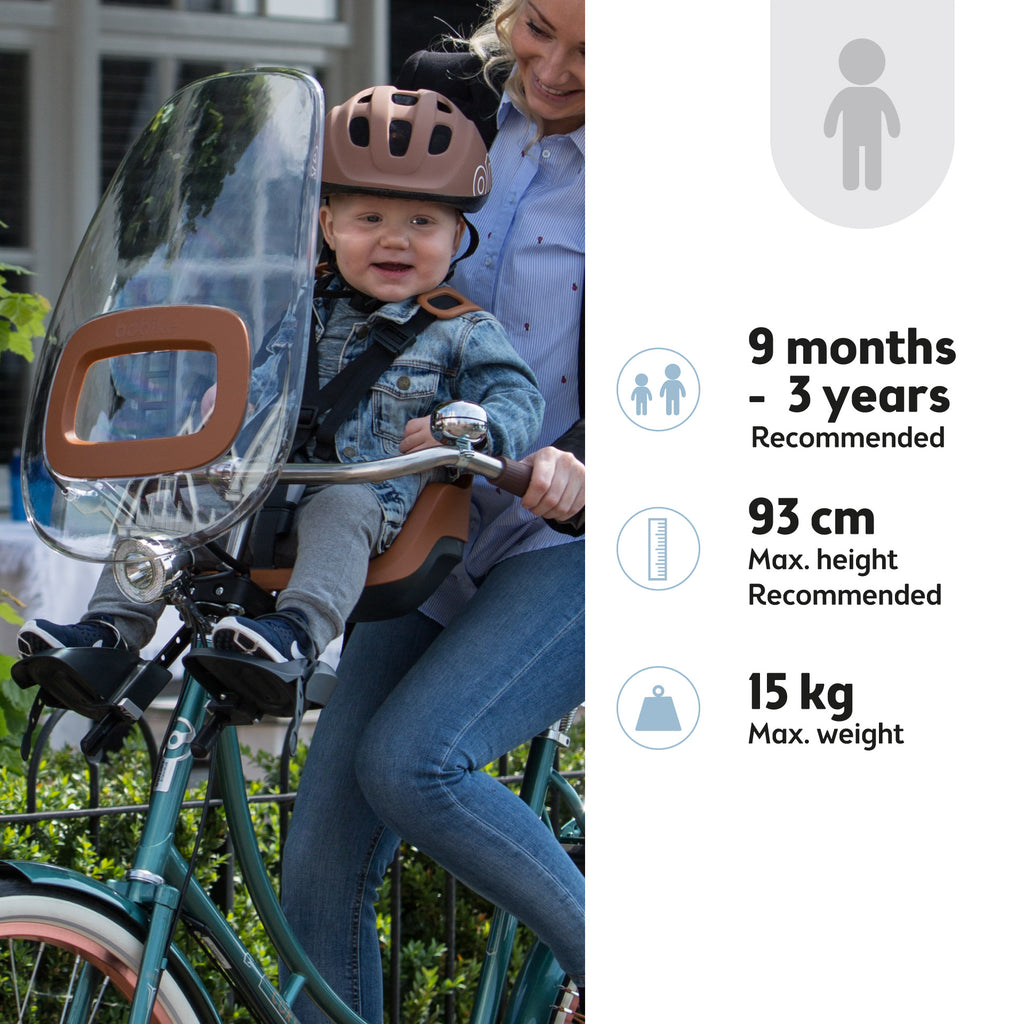 Kinderzitje voor Bobike One Mini - mighty mustard