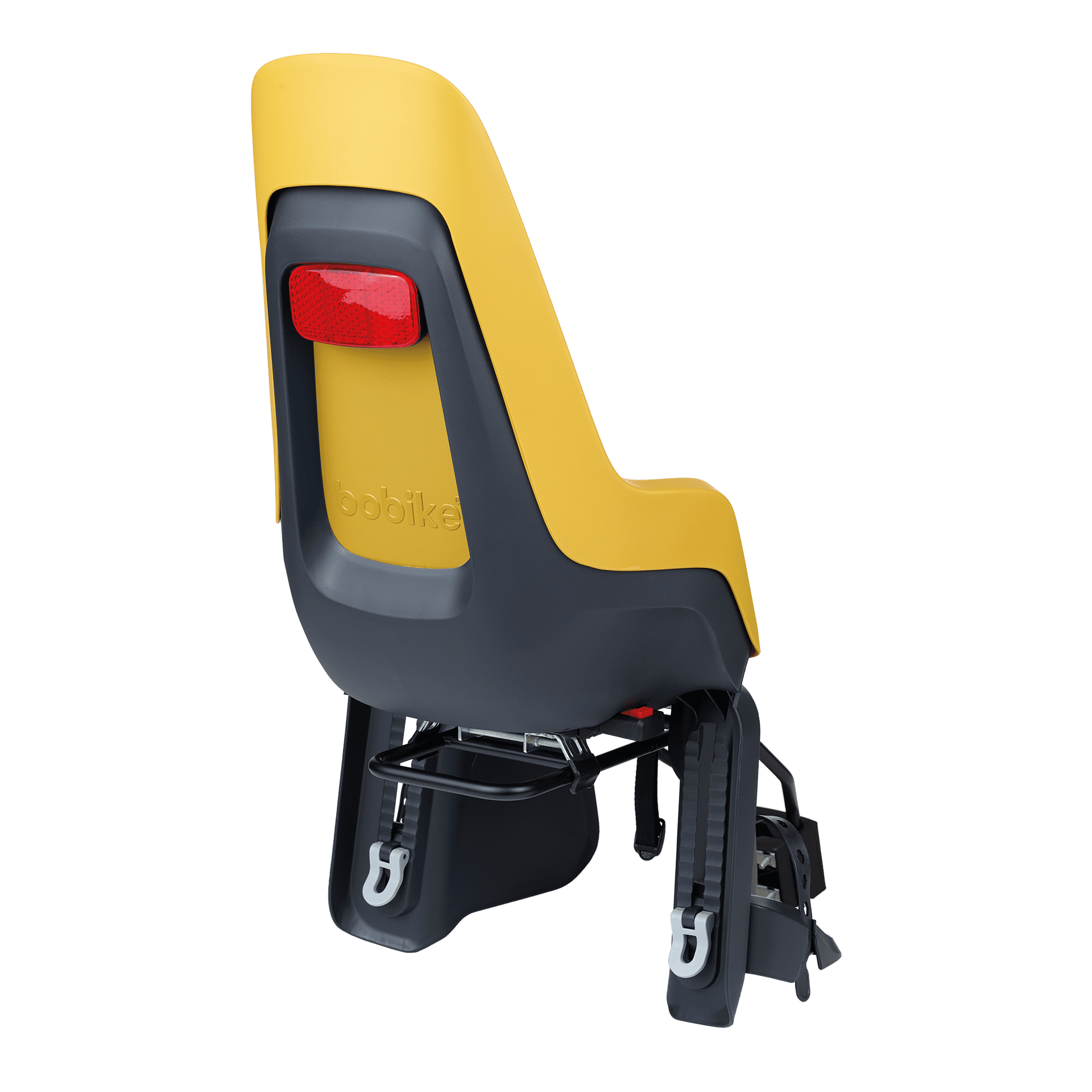 Kinderzitje achter Bobike One Maxi 1P & EB-D met frame- en dragerbevestiging - mighty mustard