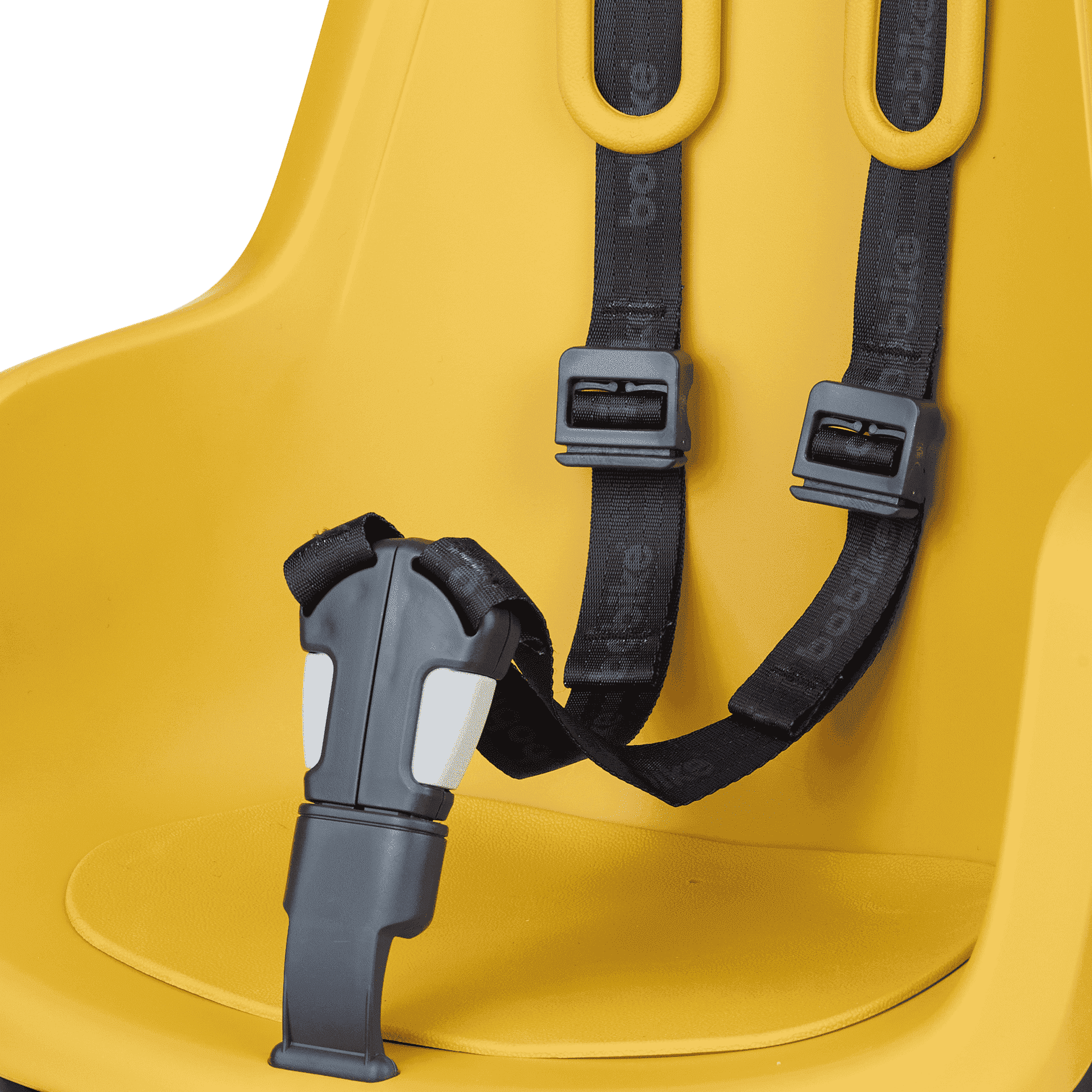 Kinderzitje achter Bobike One Maxi 1P & EB-D met frame- en dragerbevestiging - mighty mustard