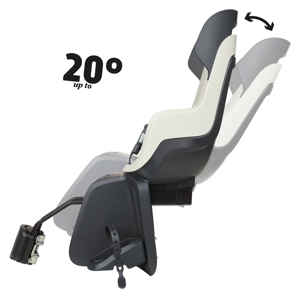 Kinderzitje achter Bobike GO Maxi met slaapstand - framebevestiging (FF) - vanilla cup cake