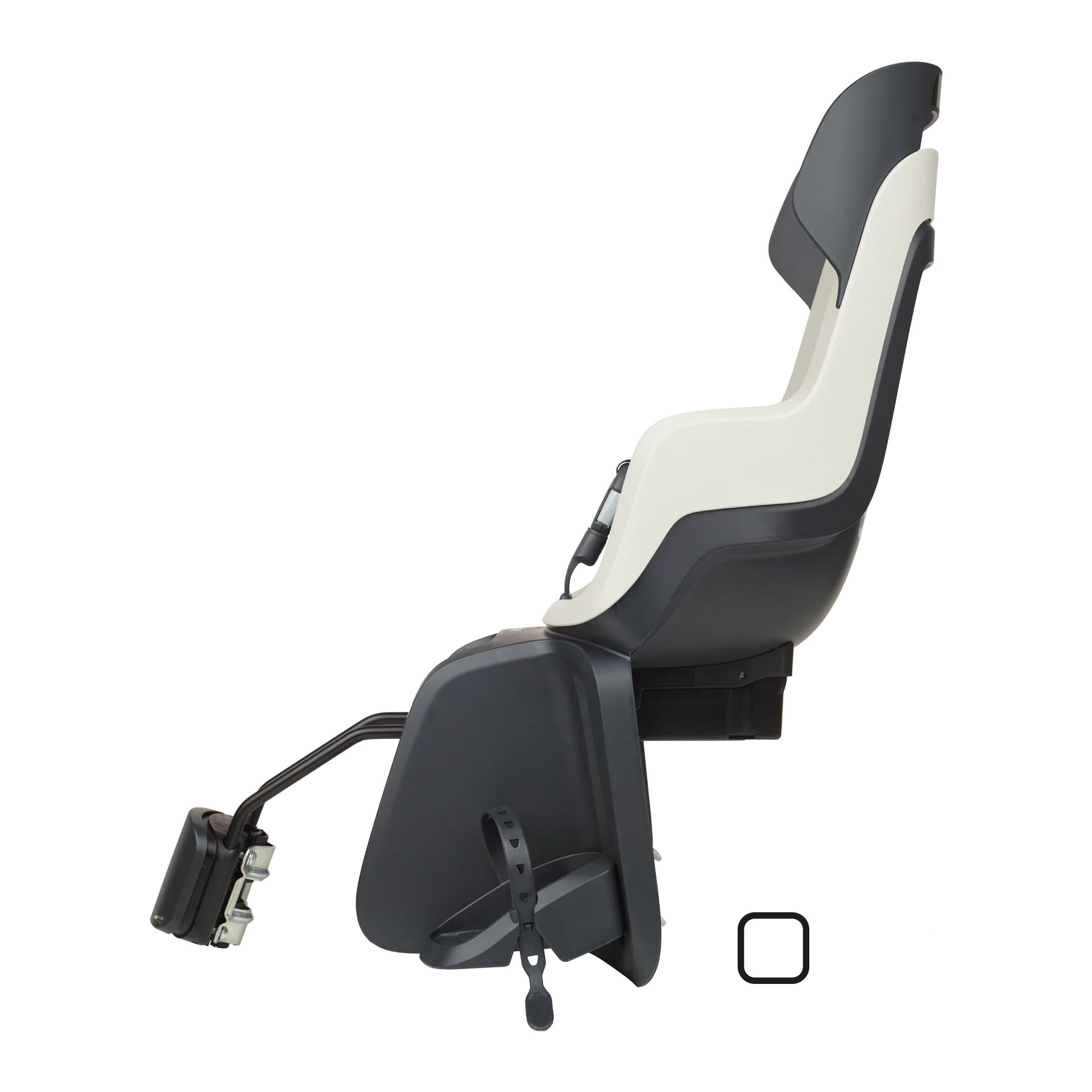 Kinderzitje achter Bobike GO Maxi met slaapstand - framebevestiging (FF) - vanilla cup cake