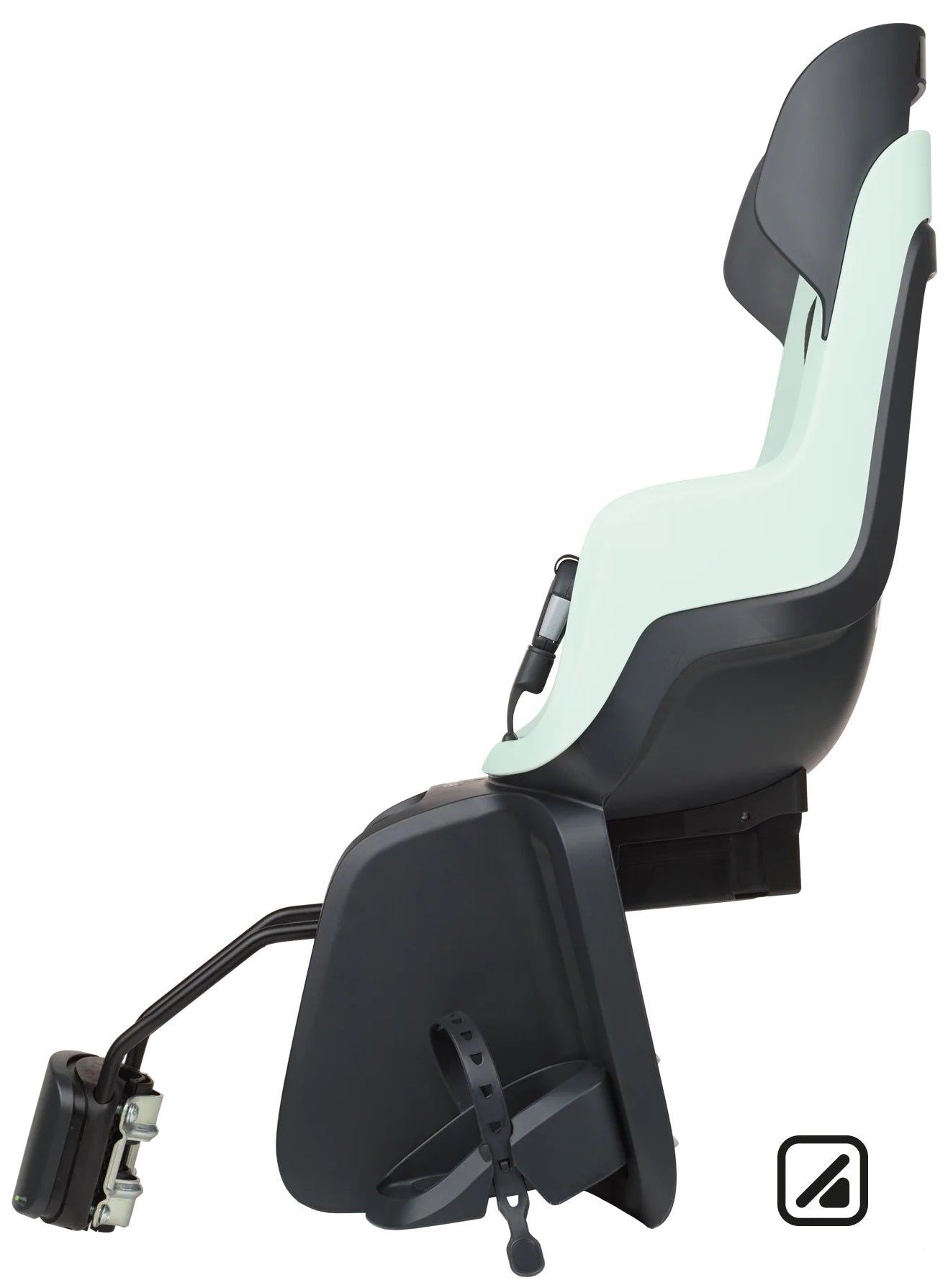 Kinderzitje achter Bobike GO Maxi met slaapstand - framebevestiging (FF) - marshmallow mint