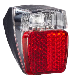 Spatbordachterlicht Herrmans H-Trace Mini E-Bike 6-12V - 180 lumen