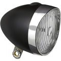 Koplamp Edge Retro 3 x  Led - met batterijen-  zwart/chroom (werkplaatsverpakking)