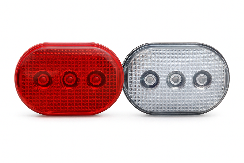 Verlichtingset Edge  City - 3 Led -  voor + achter  - inclusief batterijen