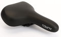 Fietszadel Edge Towny met memory foam - zwart