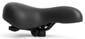 Fietszadel Edge City Soft incl. zadelstrop - zwart