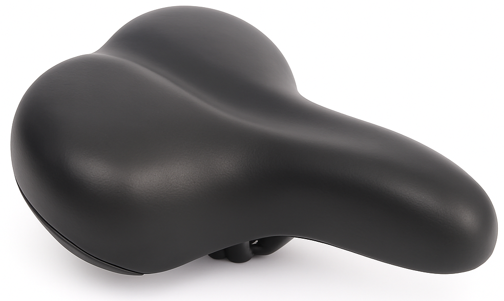 Fietszadel Edge City Soft incl. zadelstrop - zwart