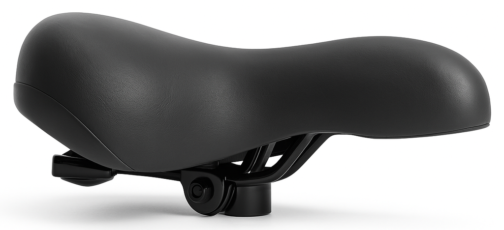 Fietszadel Edge City Soft incl. zadelstrop - zwart