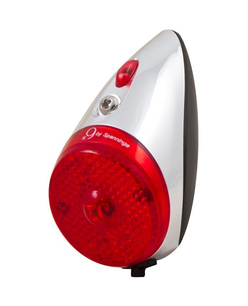 Achterlicht SPANNINGA Retro nr.9 XB - chroom/zwart