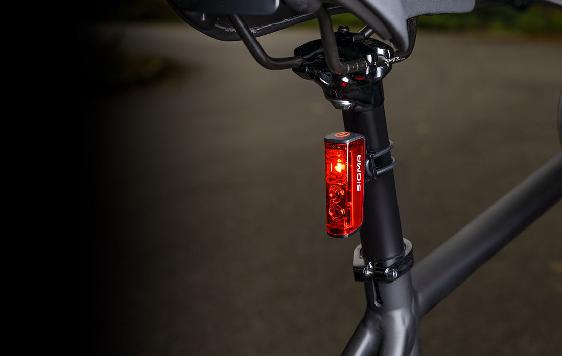 Achterlicht Sigma Blaze met remlicht-functie