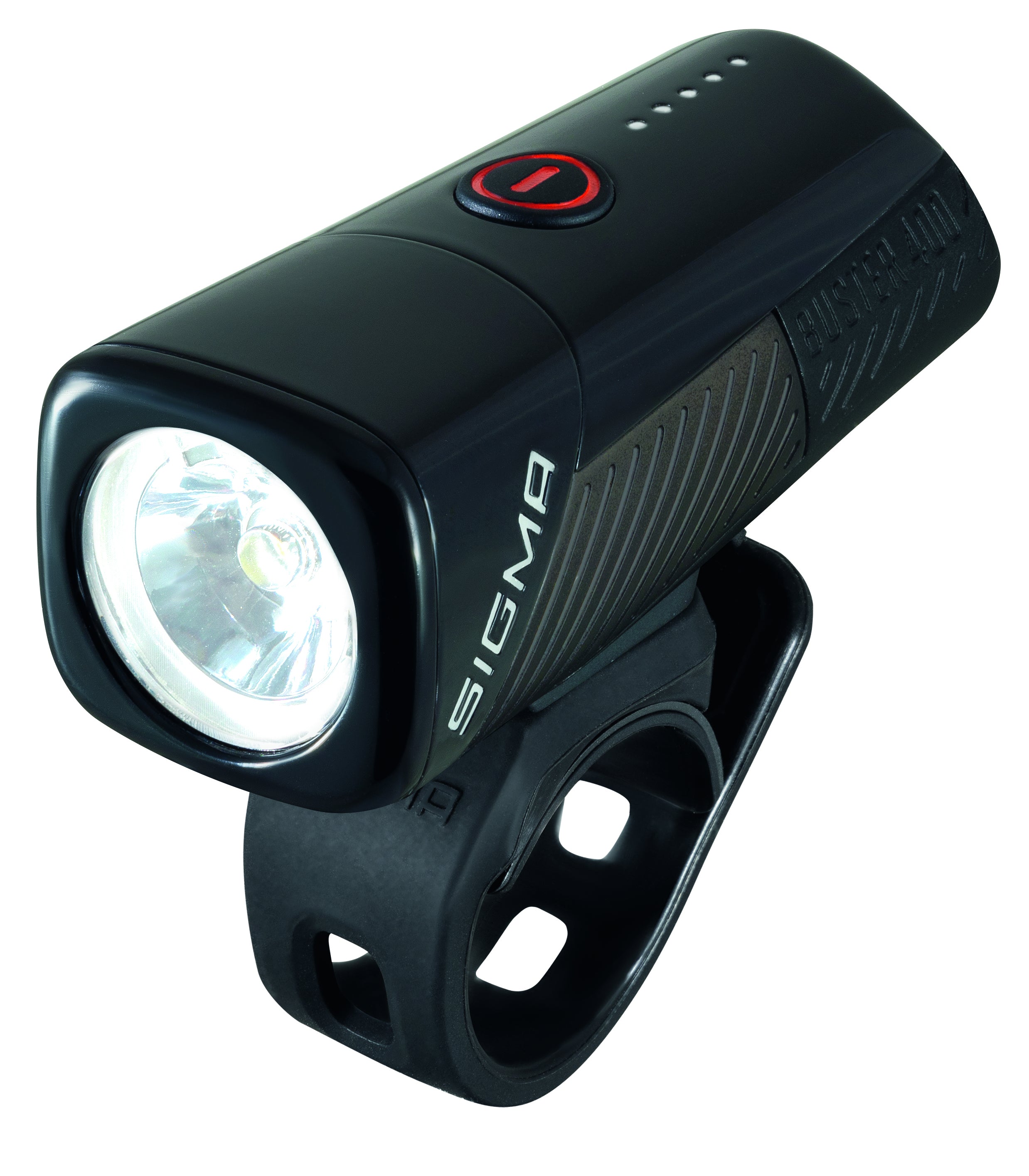 Koplamp Sigma Buster 400 met siliconenhouder