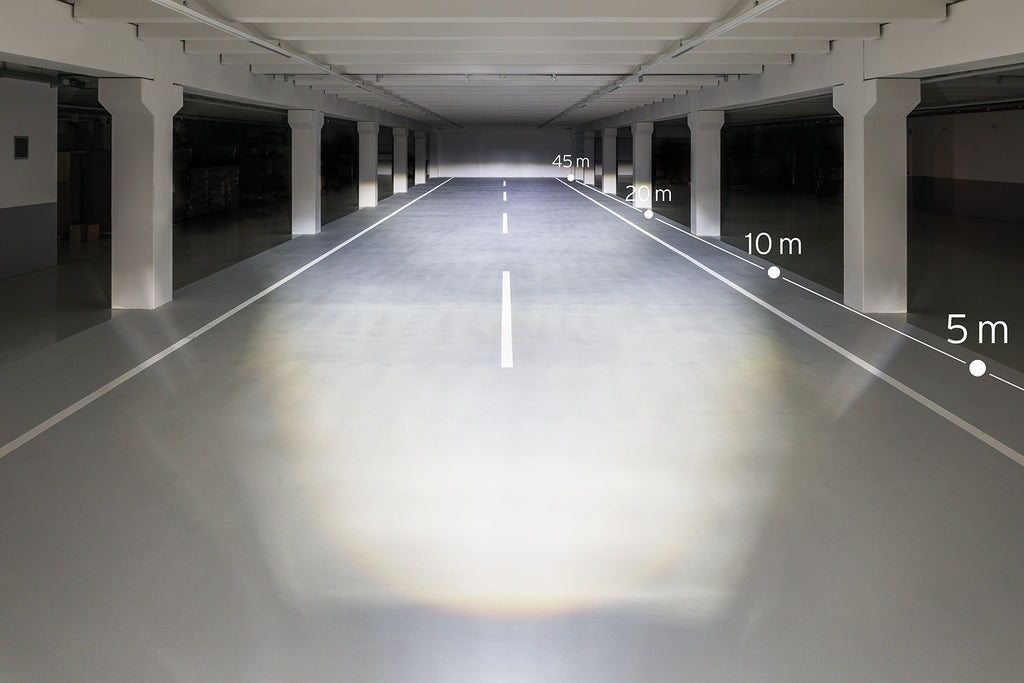 Koplamp Busch und Müller Lumotec IQ-XS High Beam voor e-bike 9-48 Volt - 100/150 Lux