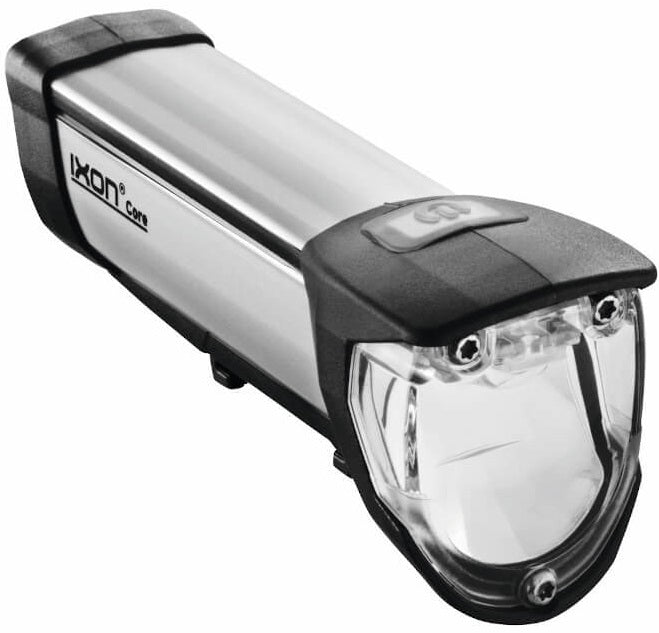 Verlichtingsset Busch und Müller IXON Core + IXXI achterlicht USB oplaadbaar 50 Lux - zwart/zilver