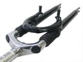 Verende voorvork 26" ahead met 1 1-8" vorkbuis - V-brake remnokken - zwart / zilver